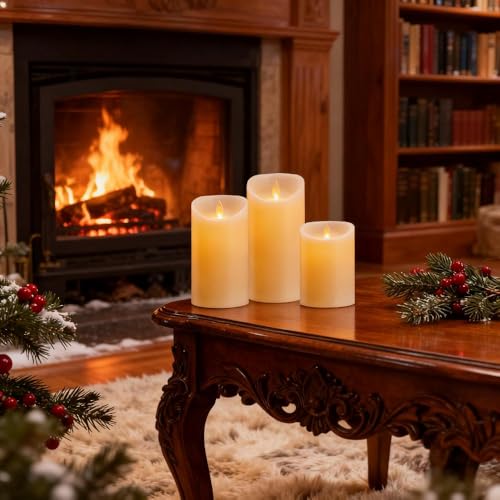 Velas decorativas sin llama para Navidad y bodas con mando 8