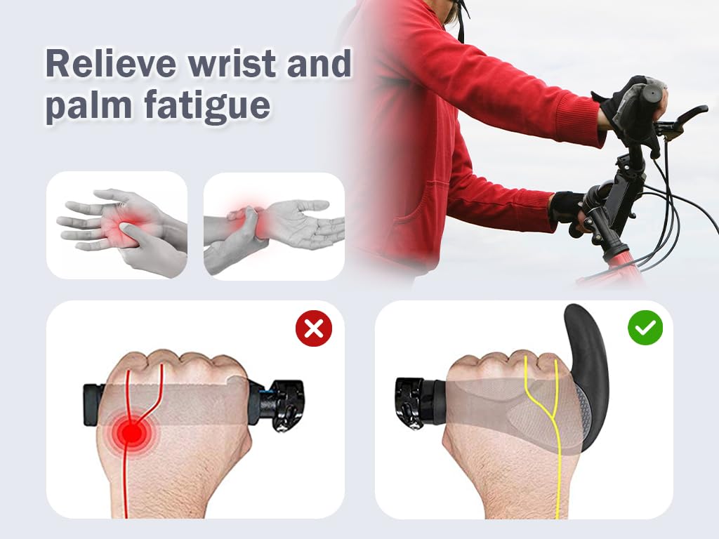 Abiyou 1Paire Poignées De Guidon De Vélo, Ergonomique VTT