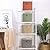 DOMEraax Storage Cube Organizer Bin 13" x 15" x 13" Large Boxes Fabric Basket with Handles for Organizing Shelves Closet Clothes 4 Color Set A