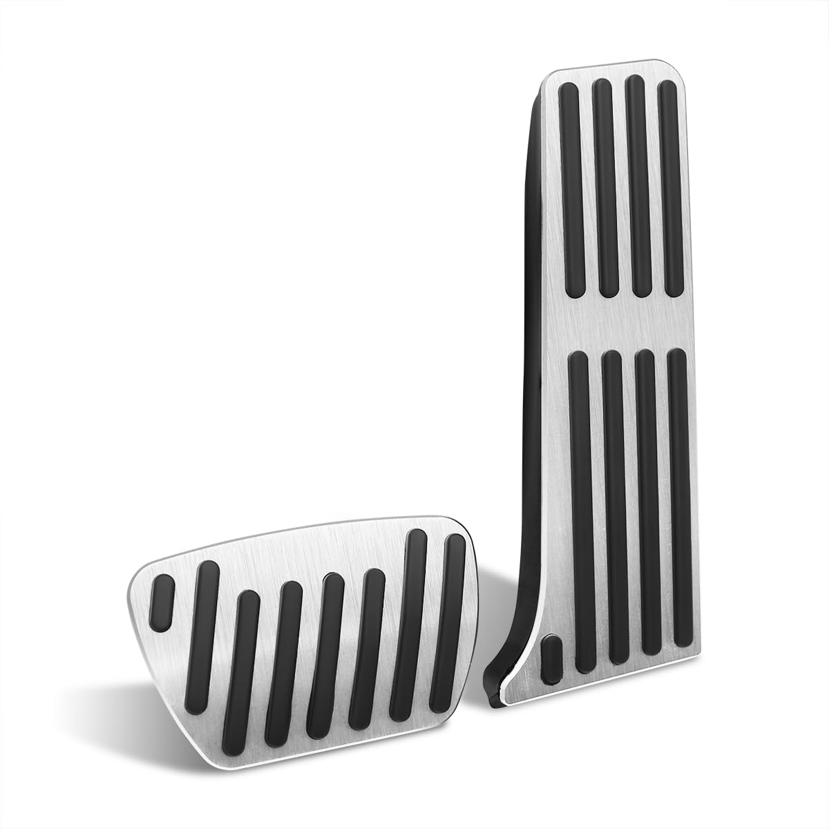 GZJUNFUGJ Car Gas Pedal Cover Compatible for Toyota RAV4 Venza Camry 2022-2024, Compatible for Lexus LS ES NX UX 2022-2024 Alloy Pad Cap No Drilling