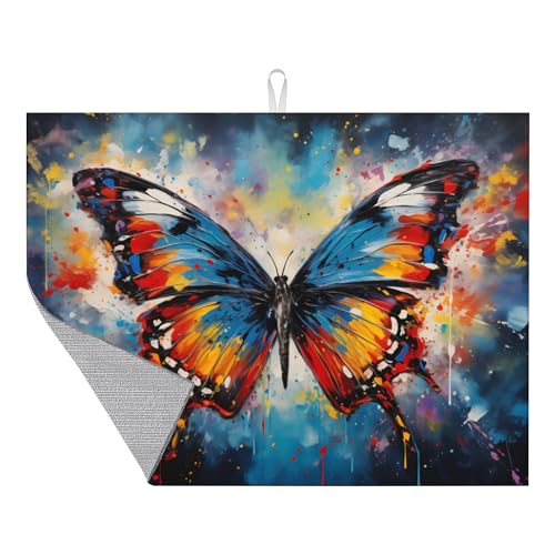 Large Dish Drying Mat for Kitchen Counter,18