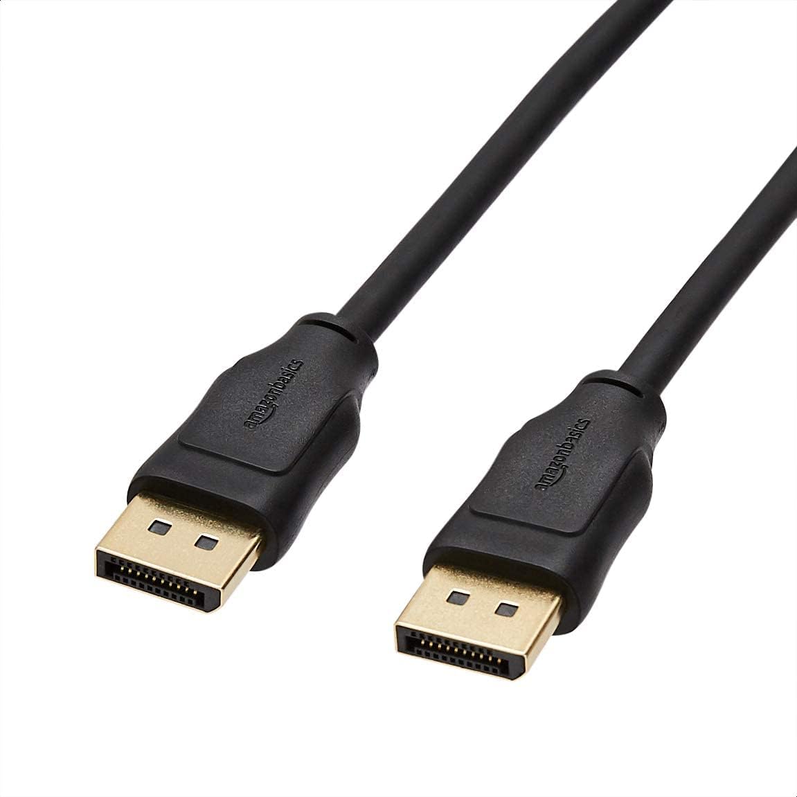 Amazon Basics DisplayPort to DisplayPort 1.2 Cable with 4K