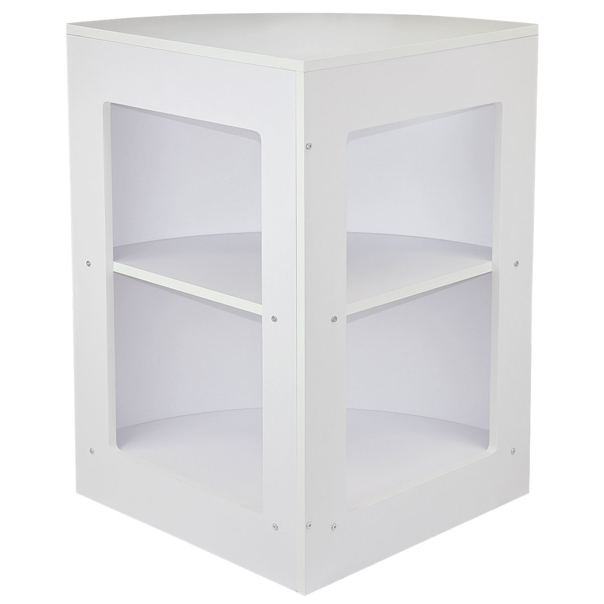 Monster Shop Set de Comptoirs de Vente Noir & Blanc C1200 C1200 CM60 - Collection Empereur - Vitrine de Présentation, Acceuil, Réception, Magasin MDF