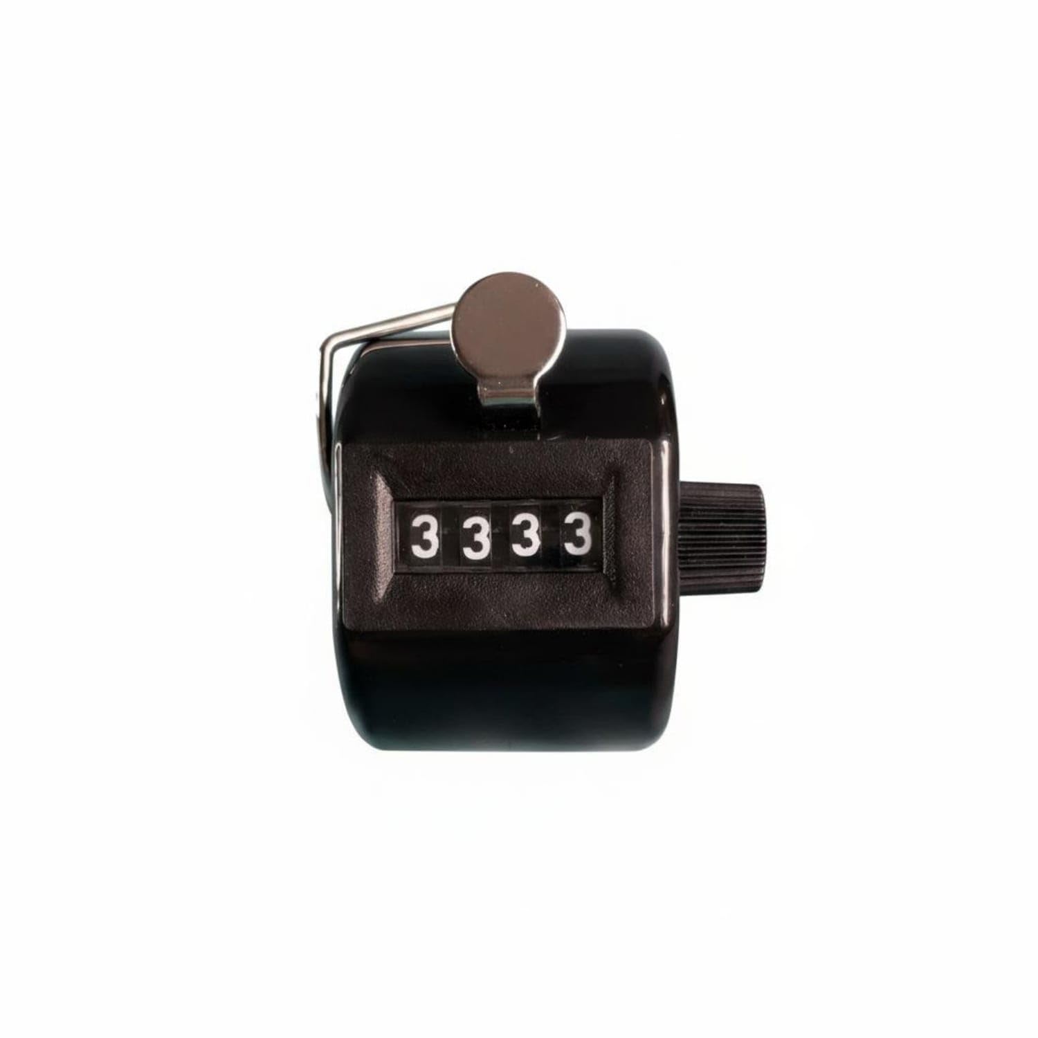 No Battery Required Mechanical Hand Tally Counter Easy Single-Handed Use 4-Digit Mechanical Counter Lightweight and Portable 4-Digit Number Counter, Black-image-13