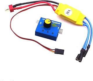 PWM Brushless Motor Speed Controller, DC Motor Speed Controller Voltage Regulator DC 12V 30A Volt Governor Module 3 Phase High-Power DC Motor Driver with Server Test