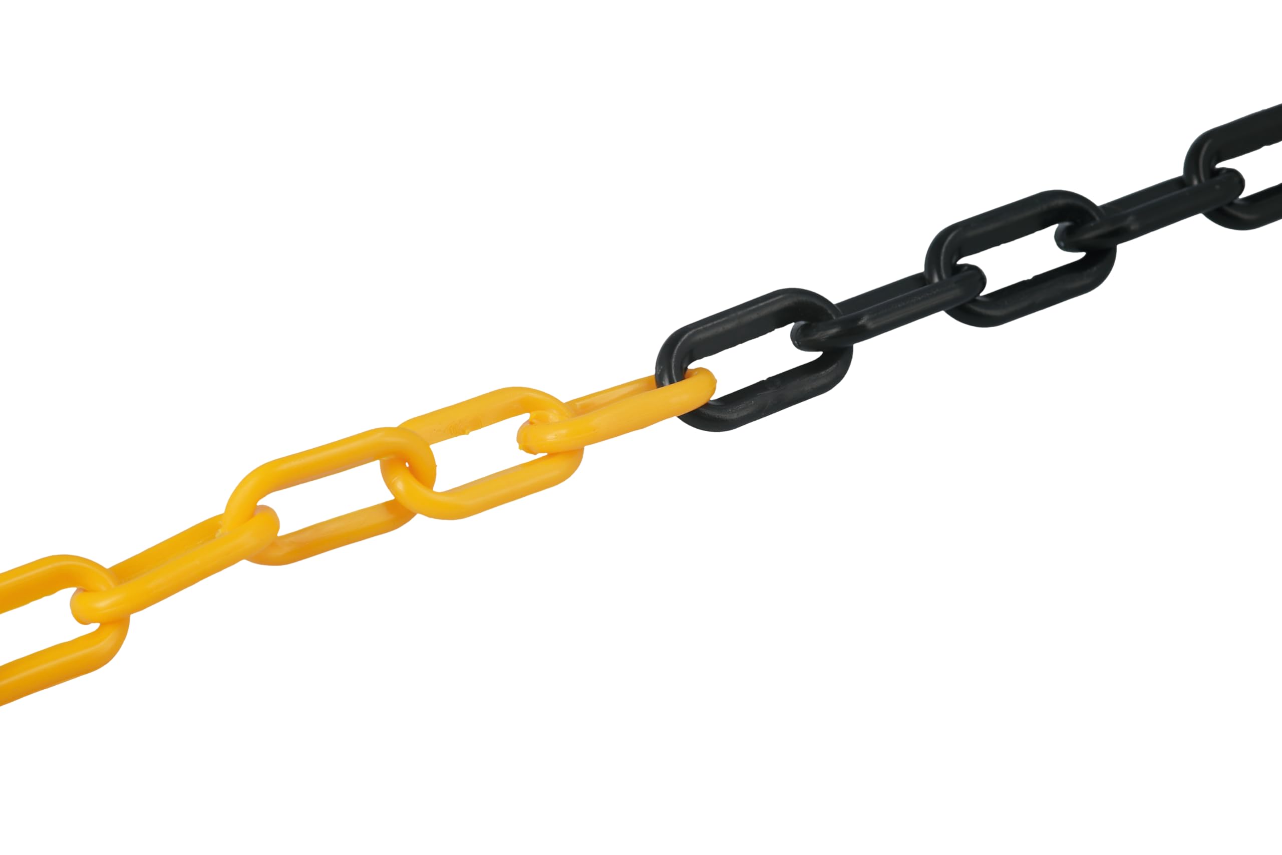 Laser Tools Plastic 6mm Chain 25m (Black/Yellow) 61238