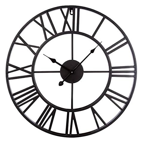 AIKENR Large Retro Roman Numeral Clock Cover