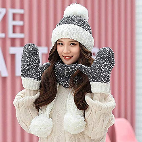 Bonnet écharpe gants femme idéal pour affronter le chemin de l'école