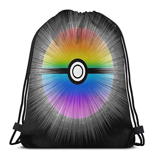 LREFON  �Atrapa el arcoíris  Mochila Deportiva con cordón Bolsa de Gimnasio Saco
