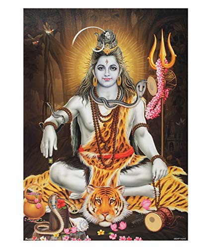 Affiche Shivji fine sans cadre 20x28 cm poster hindou