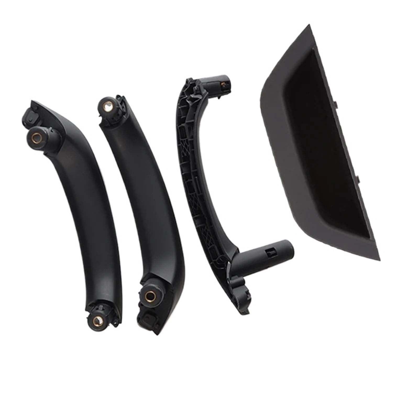 PPBQRVLF Front Interior Pull RHD LHD Main Driver Passenger Interior Door Handle Pull Inner Door Handle Cover Armrest Panel for BMW for X3 for X4 F25 F26 Door Handle(R Black 4piece)