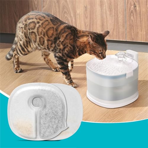 Filtro de repuesto multilayer recambio para fuente de agua de gatos miniatura 2