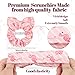 24 Pcs Hair Scrunchies Unicorn Rainbow Strawberry Fruits Colorful Animal Ponytail Holder Cute Hair Ties Pink Scrunchies with Patterns Accessories for Girls Women Kids (Cat Ear)