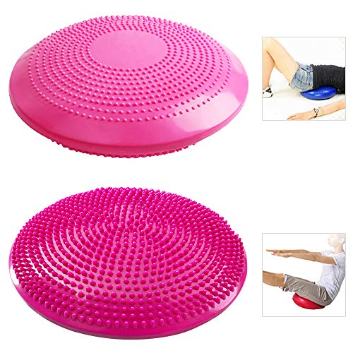 Lixada-Balance-Cushion-33cm-Yoga-Balance-Disc-Inflatable-Stability-Cushion-Stability-Board-with-Free-Hand-Pump