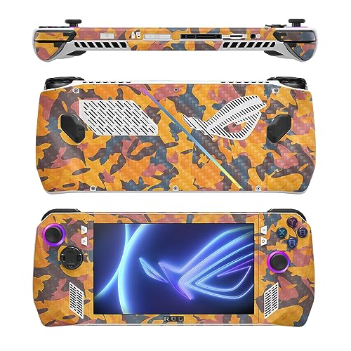 Image of MightySkins Carbon Fiber Skin Compatible with Asus ROG Ally - Autumn Camouflage | Protective, Durable Textured Carbon Fiber Finish | Easy to Apply