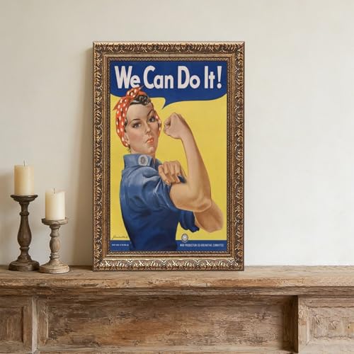 Tableau Rosie The Riveter impression toile haute définition 50x75