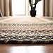 SAFAVIEH Washable Rug Outdoor Braided Collection - 8' Round, Multi, Handmade & Reversible, Non-Shedding & Easy to Clean, Ideal for Patio, Backyard, Mudroom (BRD308A)