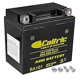 Caltric Agm Battery Compatible with Honda Trx90 Trx-90 Trx90Ex Sportrax 90 2X4 2006-2009 2012-2016