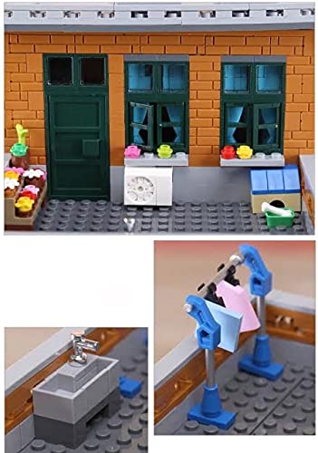 General Jim's Urban Village City Series Street View 3 Story 2706 Modular Building Block Bricks Architectural Building Model Or Moc Block Playset With Accessories Shown For Teens And Adults #TOP5