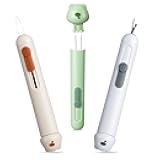 Shimmeroo 3PCS Automatic Needle Threader and Seam Ripper, 3-in-1 Quick Threading Tool with Storage Case, Stretchable Sewing Accessories for Hand Quilting, Embroidery, Stitch Removal