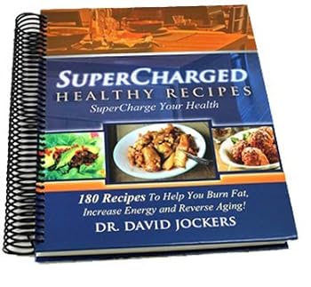 Ring-bound SuperCharged Healthy Recipes CookBook Book