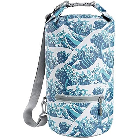 Skog Å Kust DrySak Waterproof Dry Bag | 10L Waves Cover