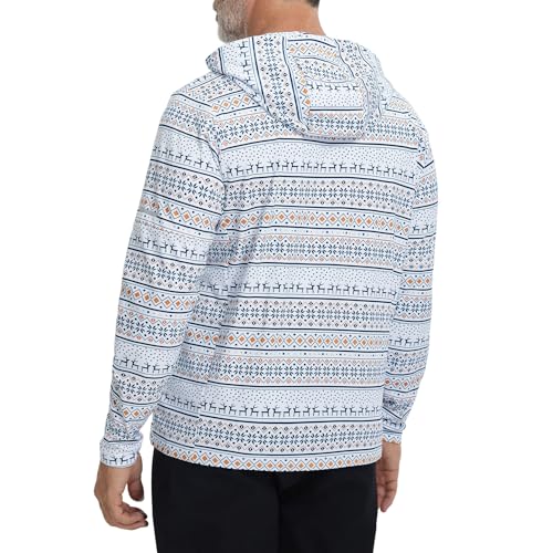 Image of M MAELREG Hoodies for Men Golf Fleece Hooded Sweatshirts Dry Fit Athletic Lightweight Casual Midlayer Mens Hoodies Pullover