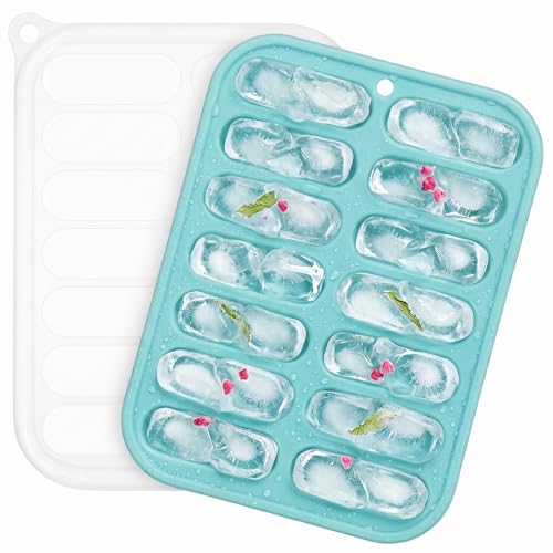 Bandeja de silicona para palitos de hielo, color verde miniatura 1