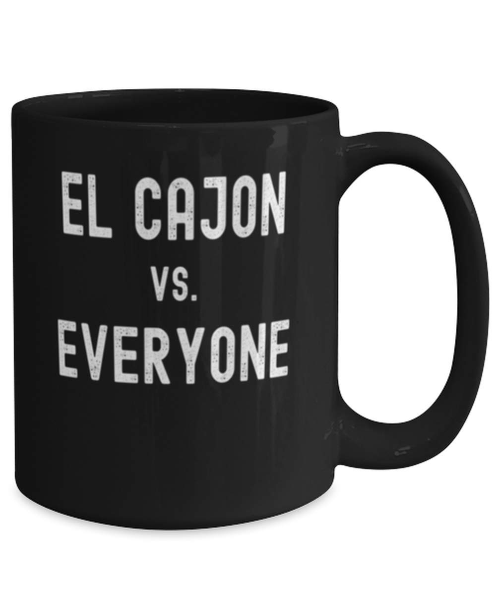 El Cajon vs Everyone Coffee Mug 11oz, black