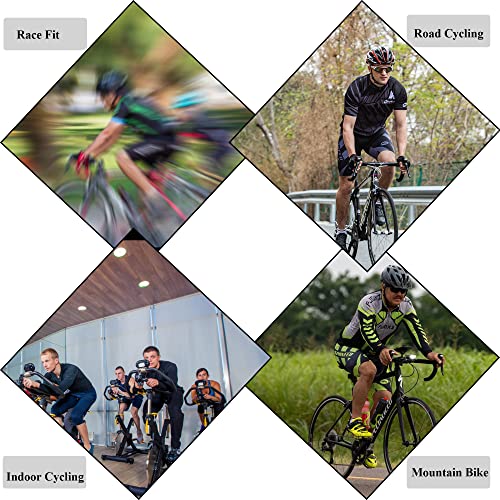 sponeed Masculino Calções para Mountain Bike, Treinamento de Motociclista, Academia, Treino de Triat