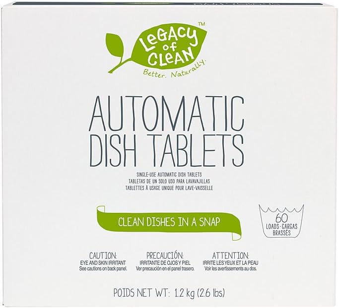 Dish Drops Dishwasher Tablets Detergent (60 Tablets)