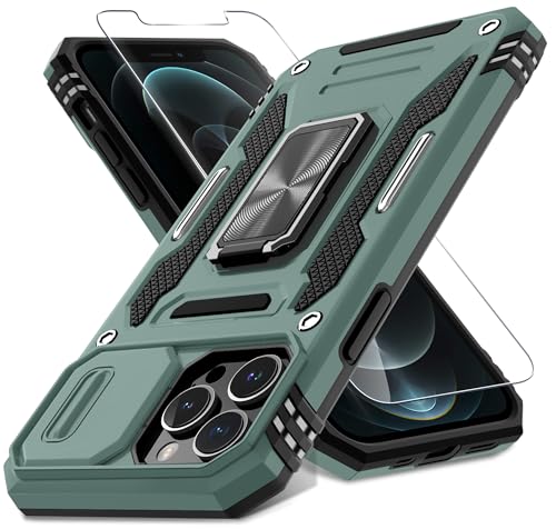 Coque iPhone 13 Pro Max antichoc de qualité militaire avec béquille et écran verre