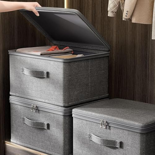 Panier à vêtements de construction robuste gris pour trier avec élégance