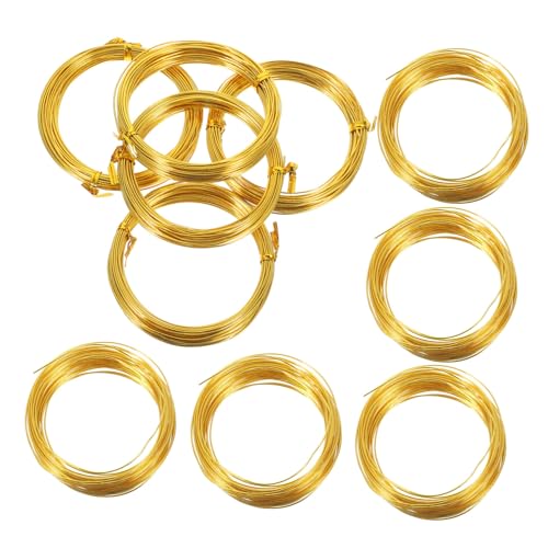 ULDIGI Gardening Bonsai Wires 10 Rolls 1mm Diameter Aluminum Bonsai Training Wire DIY