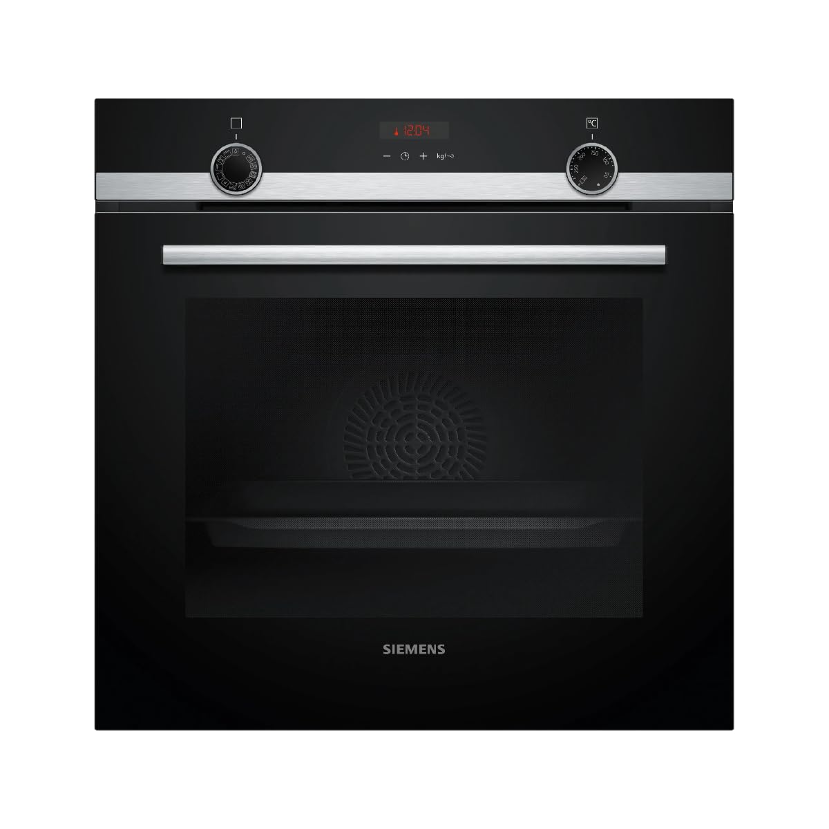 Horno Multifunción con vapor valueSteam SIEMENS HR574AER0 Limpieza Pirólisis $amp; humidClean 71L Cristal negro/inox