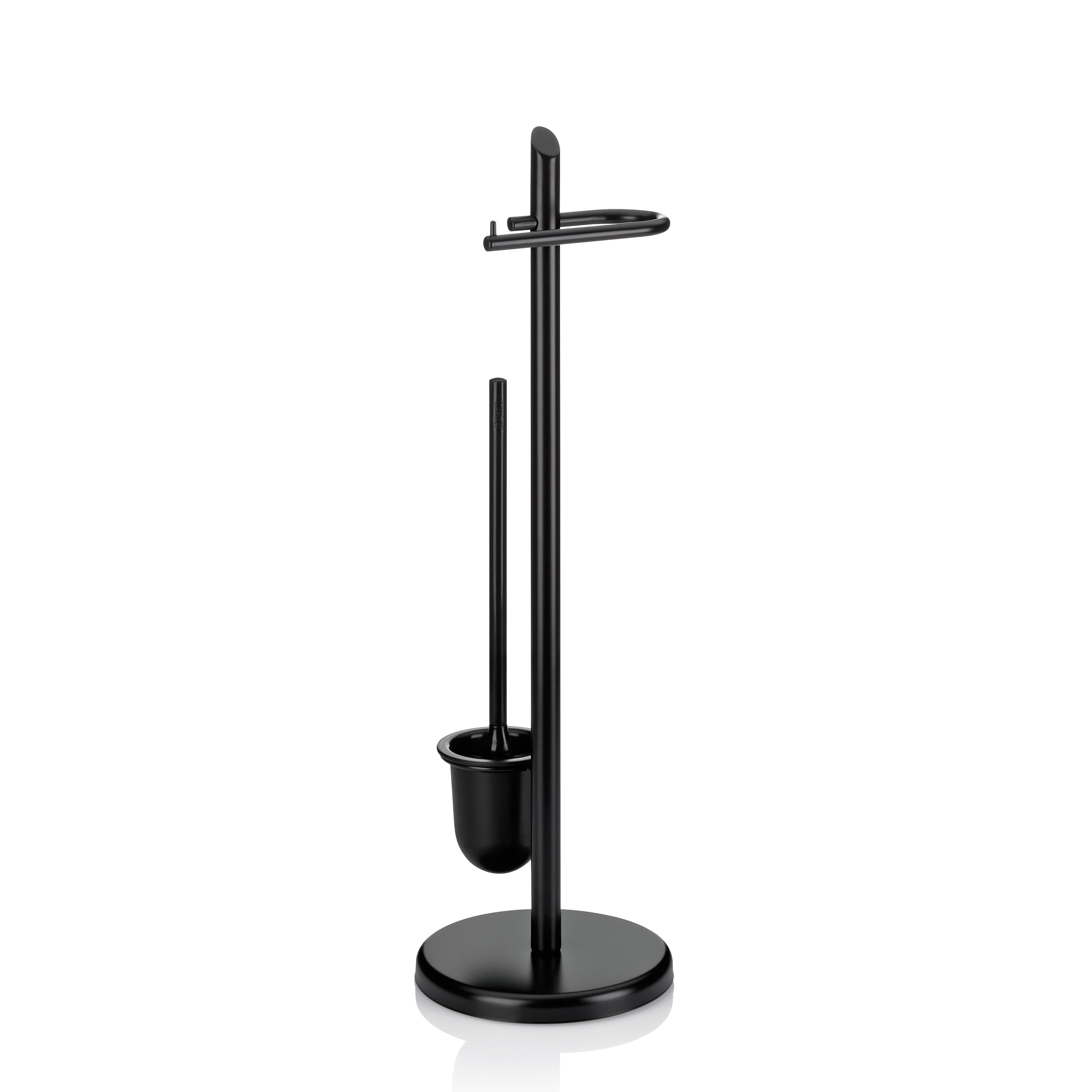 Porte-brosse WC ouvert Ken kela en métal élégant de 73cm