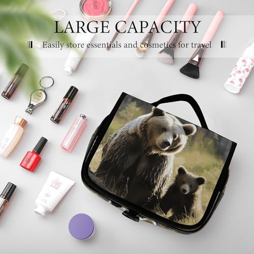 Trousse de maquillage grande capacité contre les fuites en voyage
