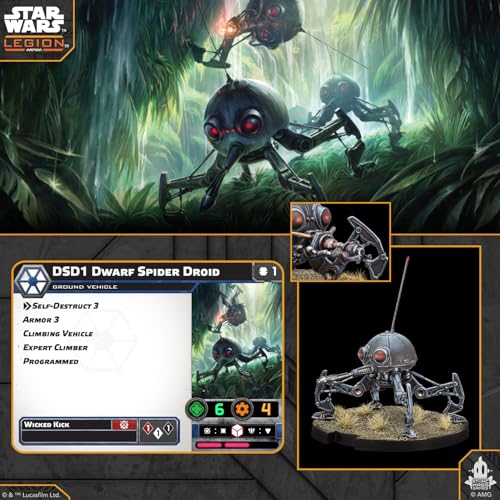 Asmodee Star Wars: Legion DSD1 Dwarf Spider Droid miniatura 6