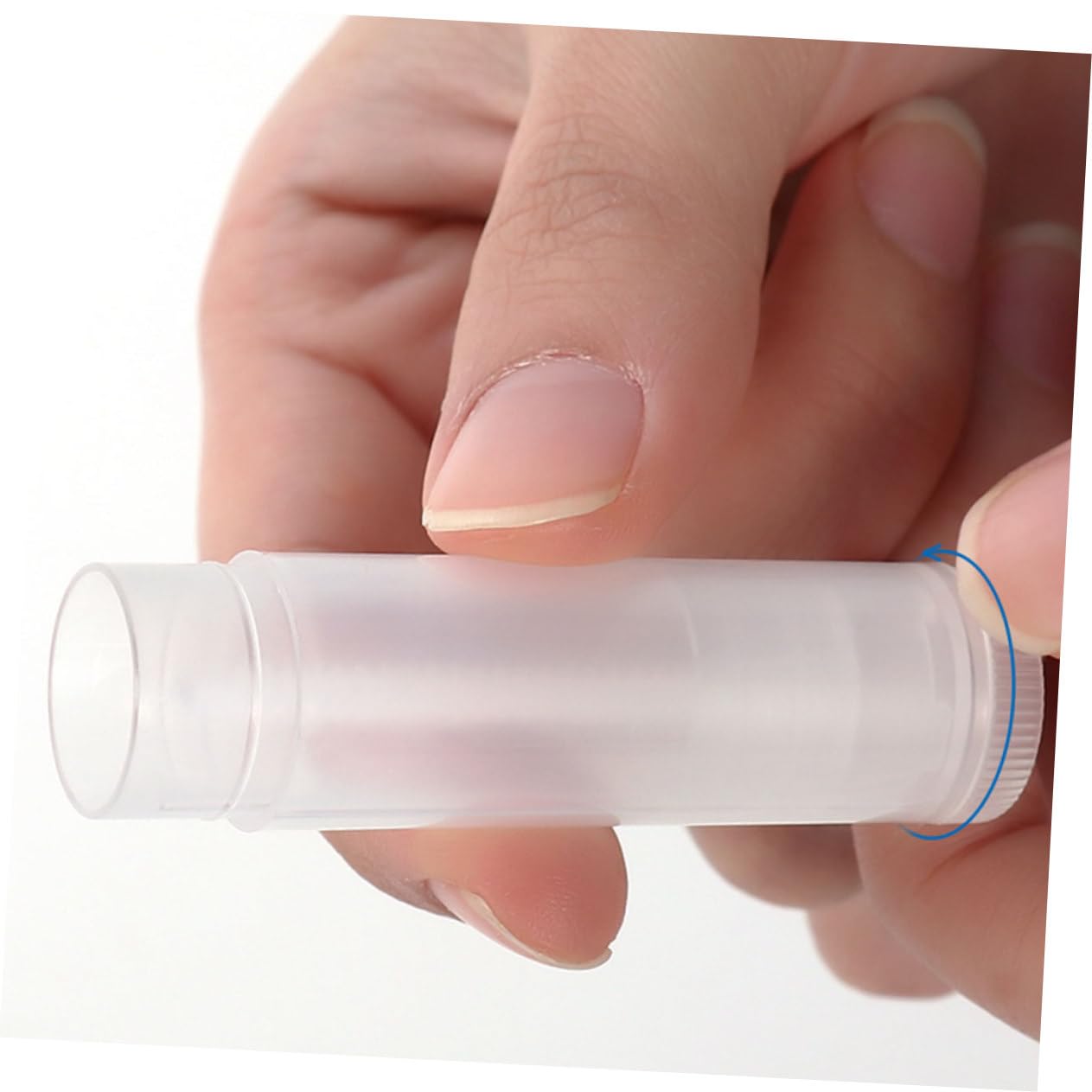 Gatuida Tubetti per Balsamo Labbra in Pp Trasparenti 100 Pezzi Leggeri Design Umanoide per Conservazione e Uso Creativo per Balsamo e Crema Labbra Fai da Te