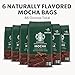 Starbucks Ground Coffee, Mocha Flavored Coffee, Naturally Flavored, 100% Arabica, 6 bags (11 oz each)