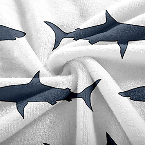 Couverture flanelle microfibre requin chaude impression 3D douce - 5