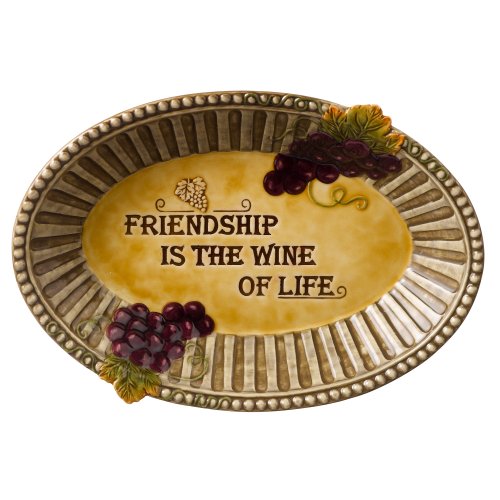 Grasslands Road in Vino Veritas Ceramic Au Gratin Dish, 10-Inch