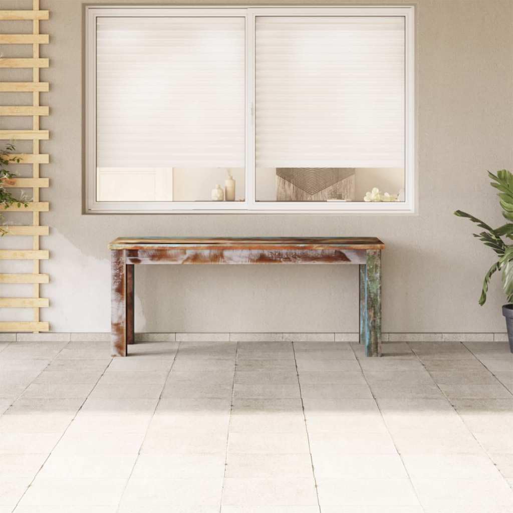 Banco de Madera Sólida Recuperación Estilo Que 110 x 35 x 45 cm