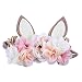 LAHHEY Bunny Easter Headband Bunny Rose Easter Headbands