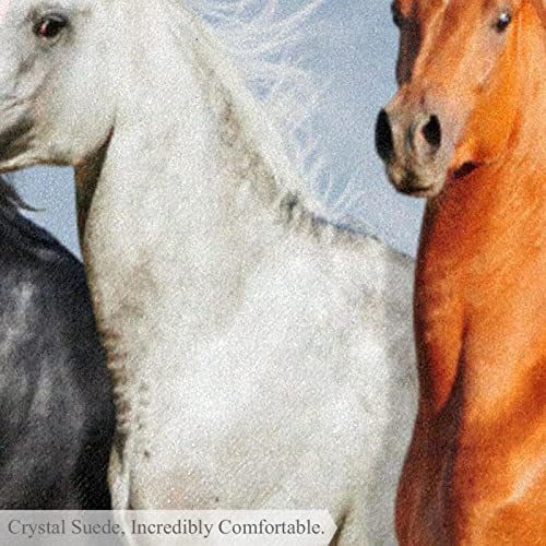 Alfombra redonda para niños de caballo ideal para decorar el rincón de lectura y juegos JDEZ 7