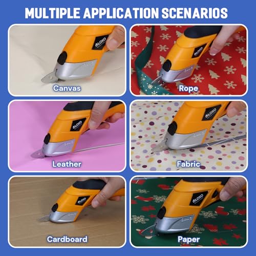 VLOXO Electric Scissors 10000RPM Electric Box Cutter for Cardboard - image 2