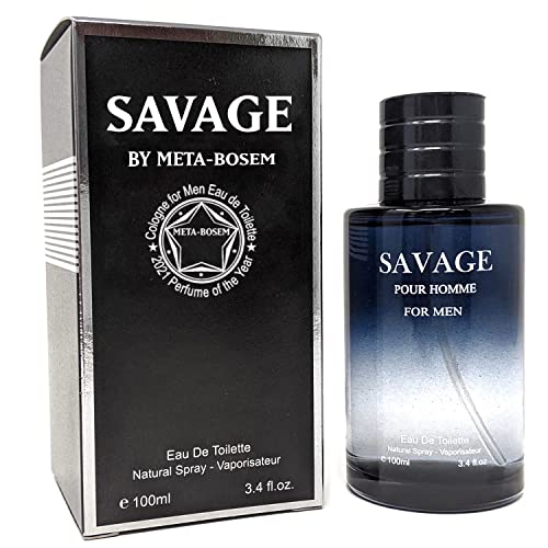 J & H VARIETY PERFUME J&H SVAGE Cologne for Men, Eau de Toilette Spray, Wonderful Gift, Signature Scent, Daytime and Casual Use, for all Skin Types, 3.4 Fluid Ounce 3.4 Fl Oz (Pack of 1)