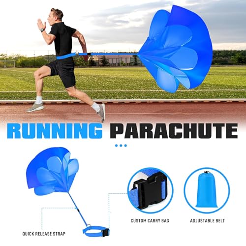 agility training equipment soccer training equipment agility speed training set for kid youth adult 20ft agility ladder 4 hurdles12 soccer cones jump rope running parachute drill charts