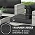 8-Piece Patio Furniture Set With Fire Pit Table, With 5" High-Resiliency Seat Cushions Light Grey Outdoor Modular Wicker Conversation Set, With 43in 55,000 Btu Propane Gas Fire Pit Table,Black