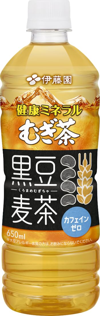 Amazon.co.jp: 伊藤園 健康 ミネラルむぎ茶 黒豆麦茶 650ml×1ケース/24